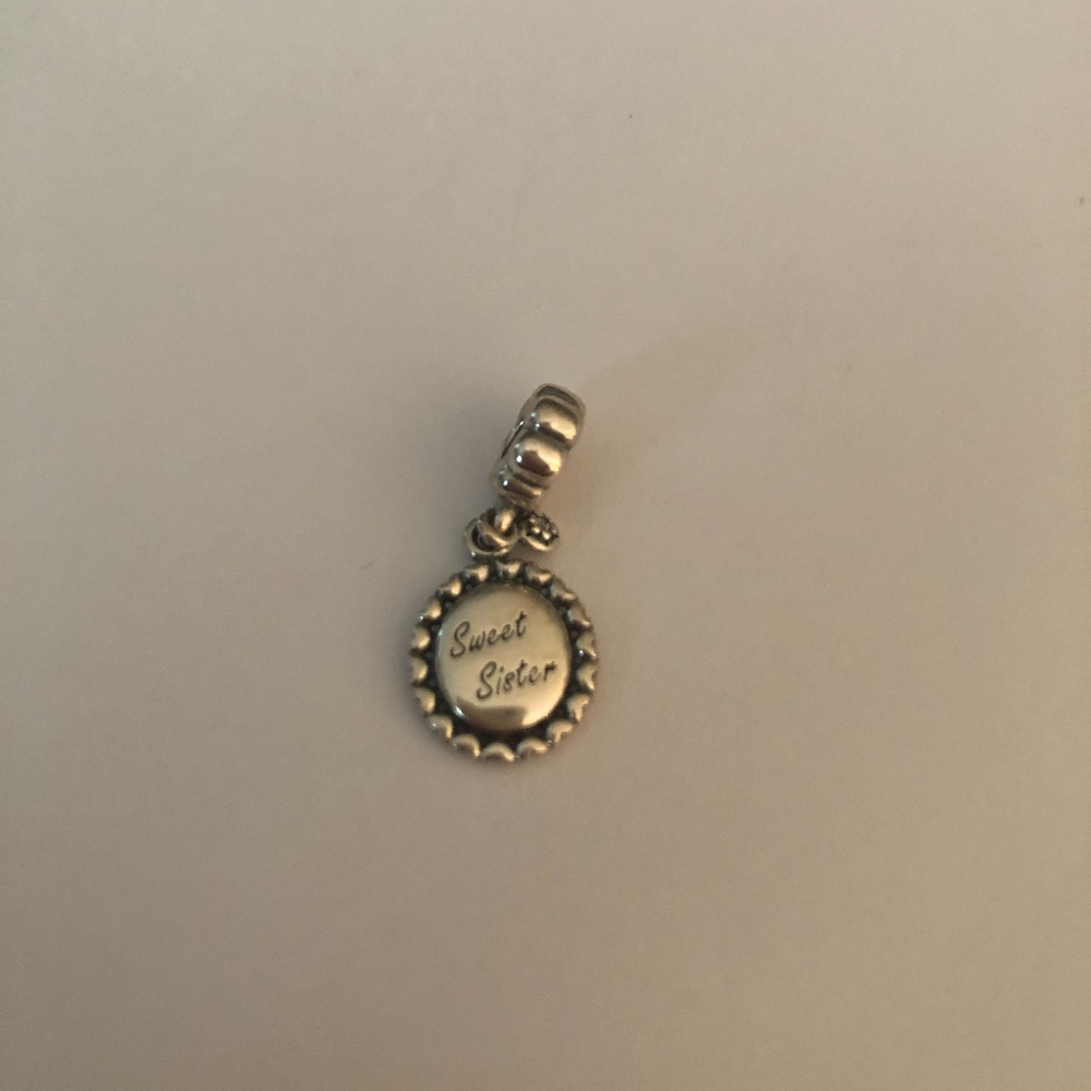 Pandora Sterling Silver Sweet Sister Pendant Charm